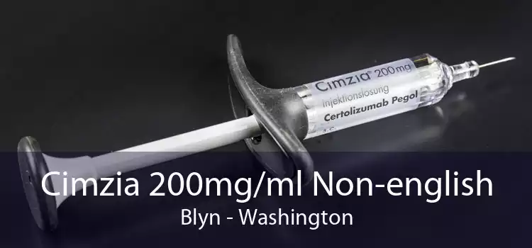 Cimzia 200mg/ml Non-english Blyn - Washington